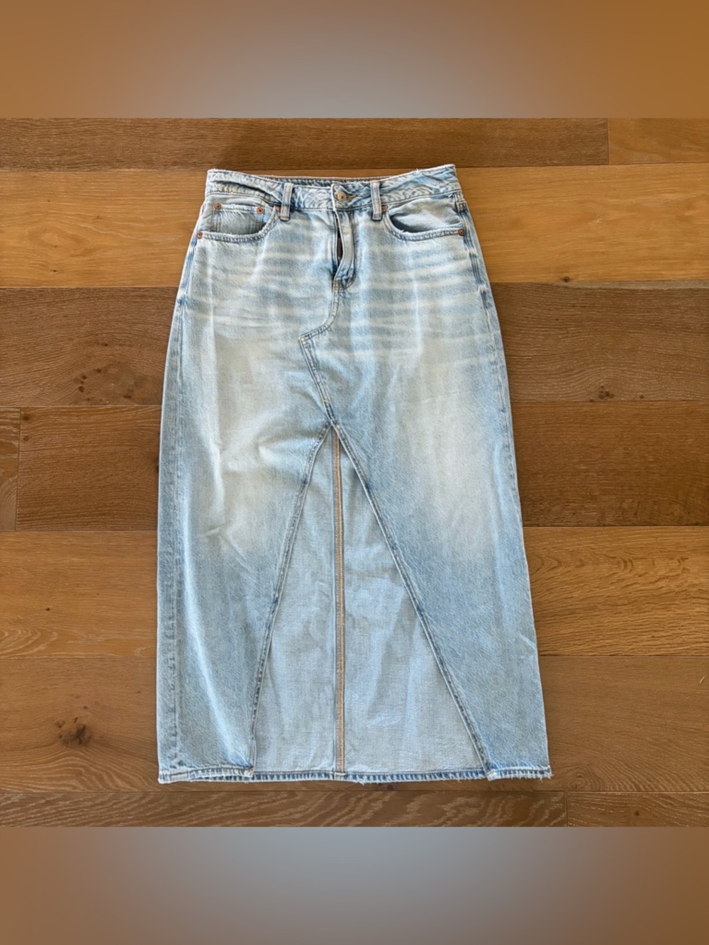 American Eagle Denim Maxi Skirt